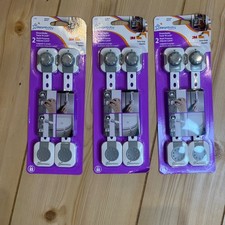 Dreambaby Twist 'N Lock Multi-Purpose Adjusta-Latch White 6pk Child Safety Lock