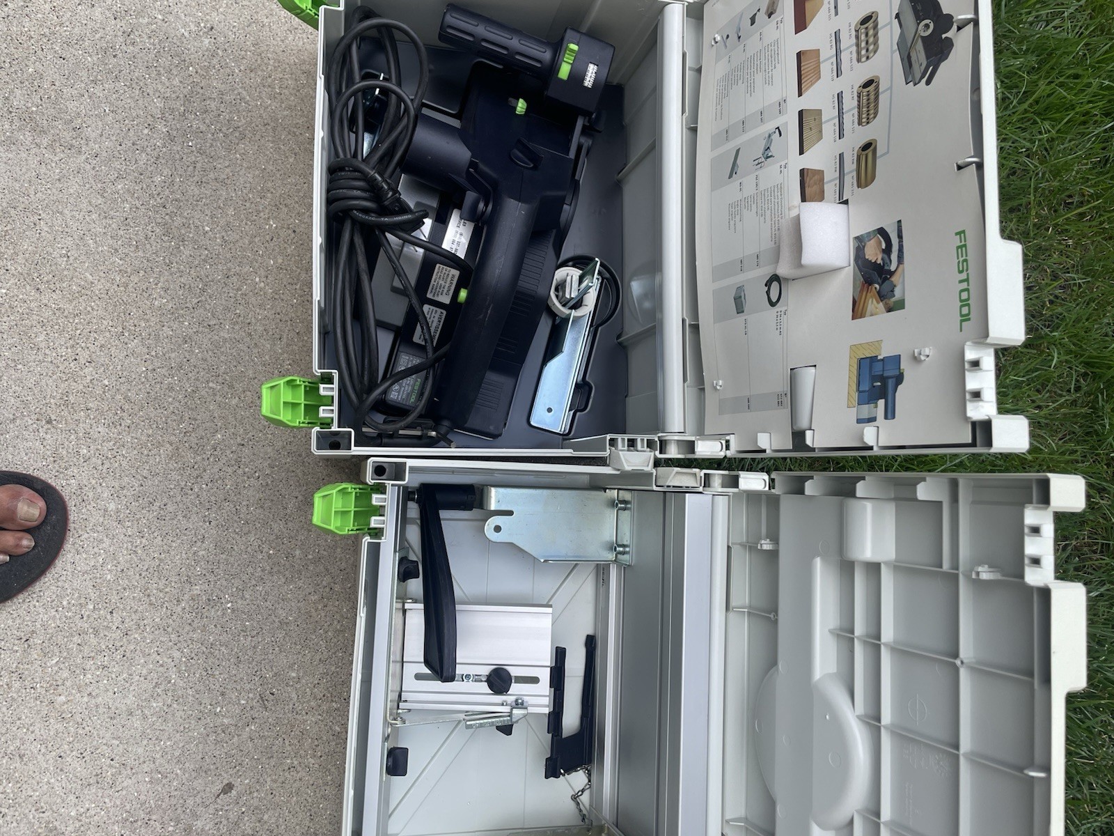 Festool HL 850 E-Plus Planer with Systainer, planer stand SE-HL With Systainer