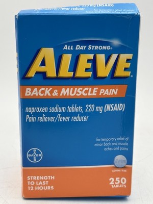 Aleve Back & Muscle Pain Relief 250 Count Tablets