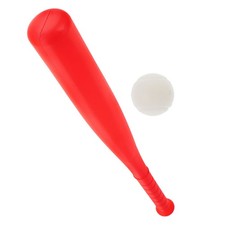 1 Set Lightweight Plastic Baseball Bat and Ball Set Kids Outdoor Training Toy