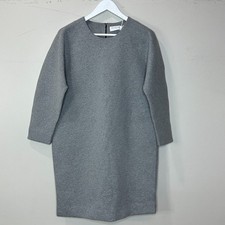 Everlane Scuba Heavyweight Round Neck Dress Gray Cotton Women's XS NWT