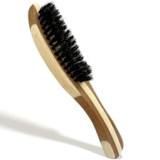 Beard Brush for Men   Ergonomic Curved Design for Beard  Mustache Grooming