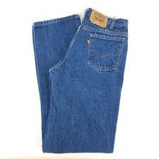 Vintage Levi's 517 Jeans Men's 30x33 33x34 Denim Faded USA Made Orange Tab 70s