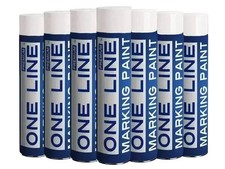 One Line White Marker Spray 750ml Cans Box of 6