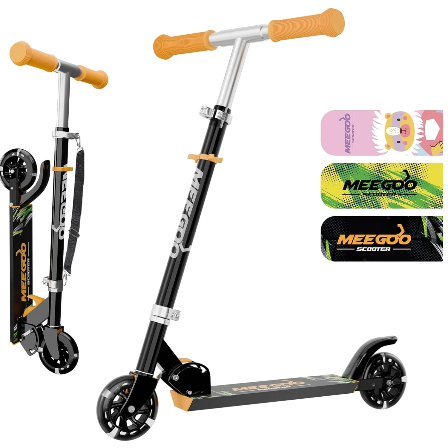 Kinderroller Tretroller Aluminium verstellbar klappbar Rad 200mm