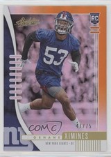 2019 Panini Absolute Rookie Orange Spectrum 47/75 Oshane Ximines #178 1u6