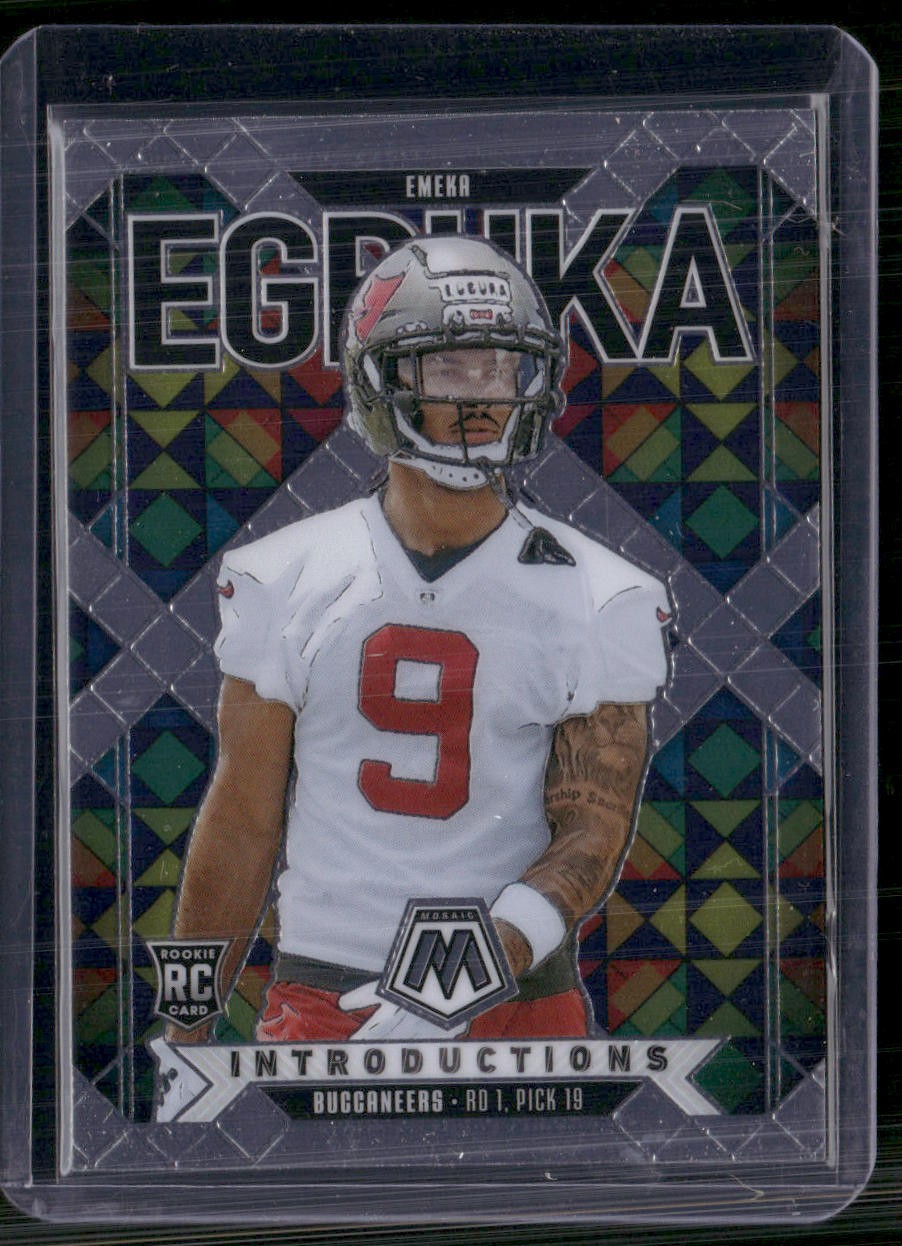 2025 Panini Mosaic #1 Emeka Egbuka Introductions