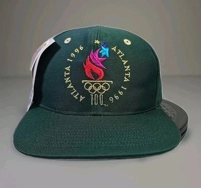 Green Atlanta 1996 Event Olympics Fan Cap, Hats for sale | eBay display picture 1