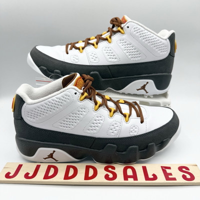 Mens Size 7 Air Jordan 9 G NRG U24 White Gold Performance Shoe FN6931 100 NEW Mens Size 10 Air Jordan 9 G NRG U24 White Gold Golf Shoe  main image 2