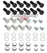 Holden Rear Door Hinge Fitting Bolt Kit x2 Doors 48-215 FX FJ washer - kFK100...