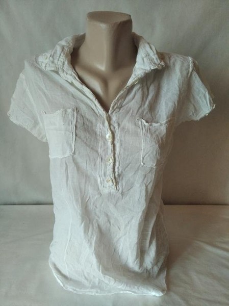 Women Gestuz Shirt White Cotton 36