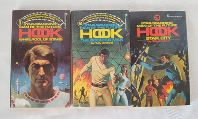 Hook Vintage Sci-Fi Series By Tully Zetford  Lot 1-3 Pinnacle 1975