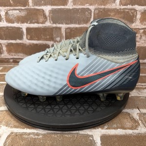 Nike Magista Orden II FG Soccer Cleats Gray Red 843812-400 Men’s Size 10.5
