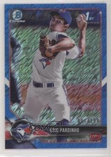 2018 Bowman Chrome Prospects Blue Shimmer Refractor 1/150 Eric Pardinho lu0