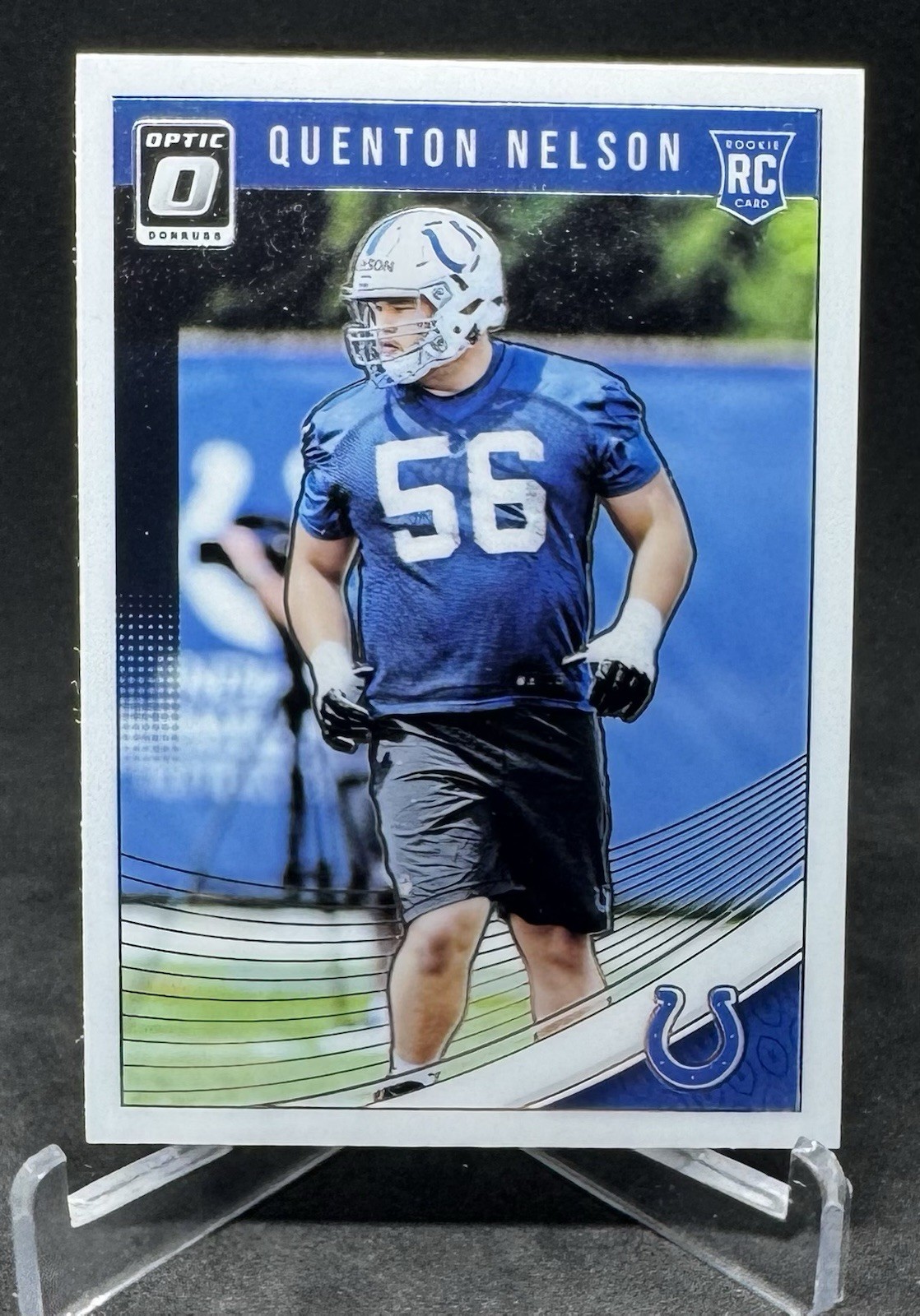 2018 Donruss Optic Rookie #101 Quenton Nelson RC Indianapolis Colts