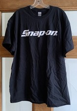 New Official Snap On Tools Black Short Sleeve Tshirt Current Logo Mens Xl Nwt