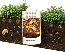 Inground Worm Farm Compost Bin Kit Recycling Kitchen Food Waste to Raised Garden