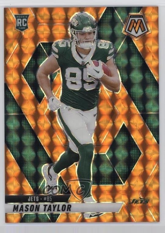 2025 Panini Mosaic Rookies Orange Mosaic Prizm /199 Mason Taylor #324 1h1