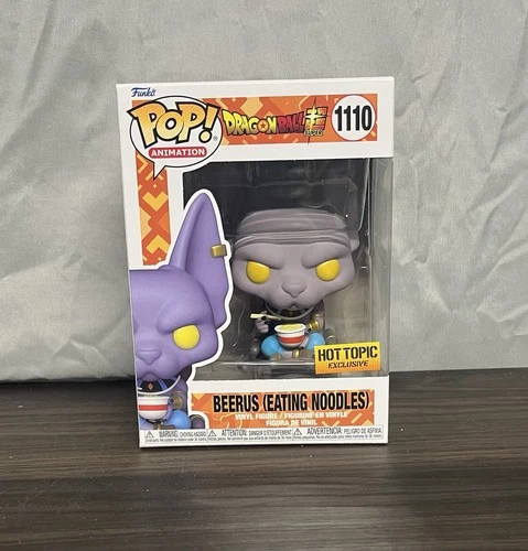 Funko Pop! Vinyl: Dragon Ball - Beerus (Eating Noodles) - Hot Topic (Exclusive)
