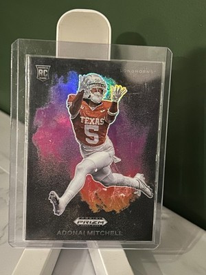 Adonai Mitchell Panini Color Blast 2024 Football Card