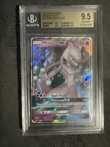 BGS 9.5 Gem Mint Mewtwo GX #31 – Hidden Fates (2019 Pokémon)