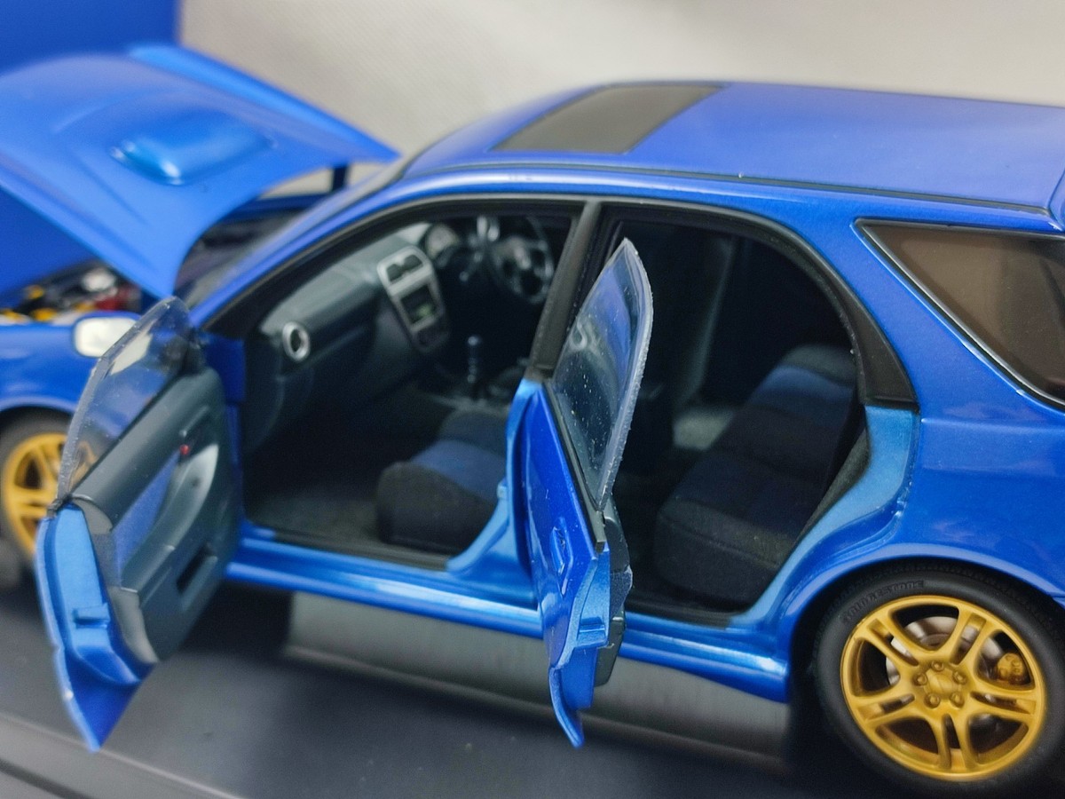 Autoart 1/18 Subaru Impreza Sti WRX New Age Wagon Estate Blue Rare