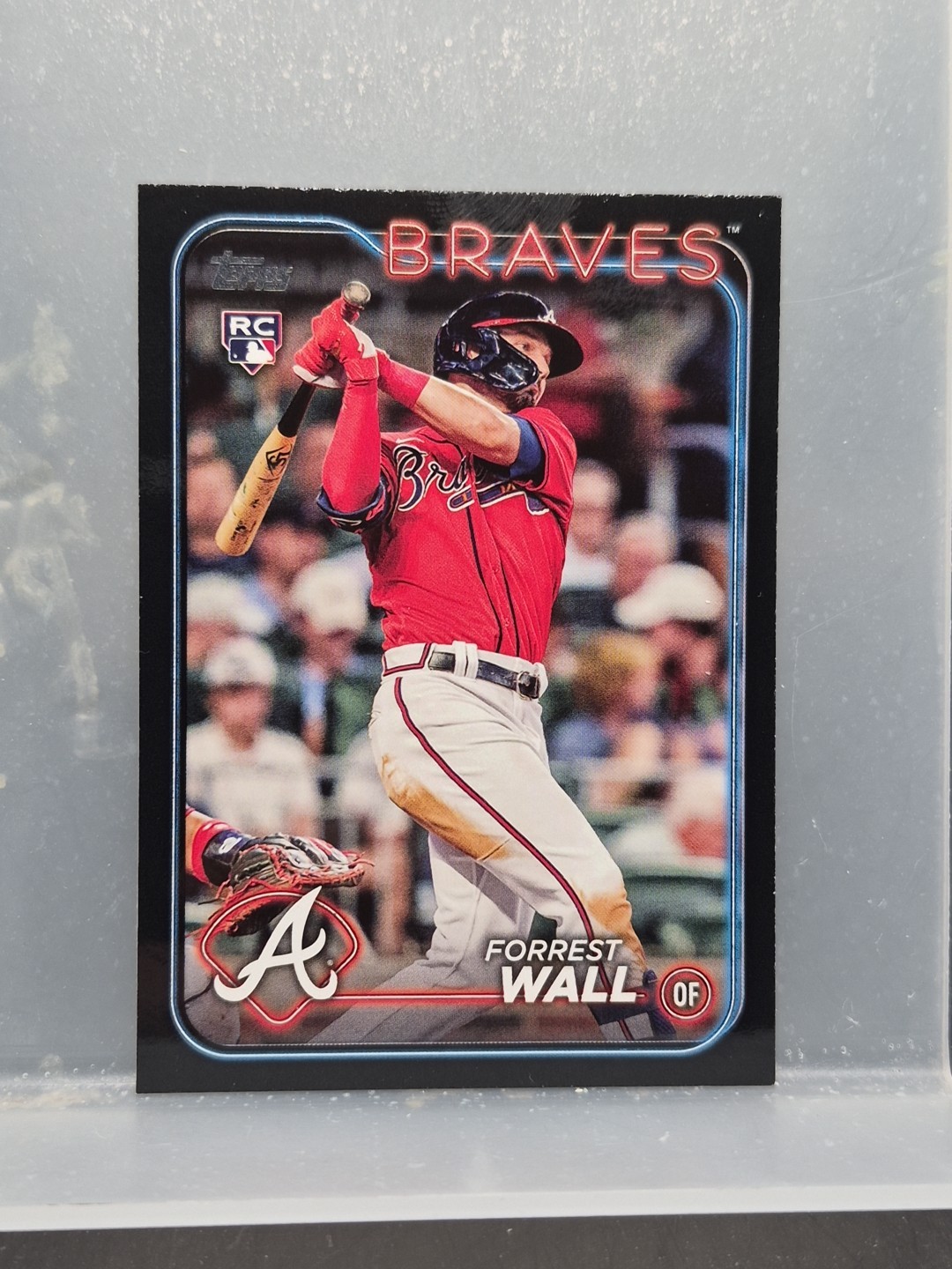 2024 Topps Series 2 #391 Forrest Wall RC Black Parallel /73 BRAVES