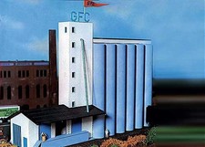 Heljan 806 HO Scale Grain Elevator Silo Building Kit