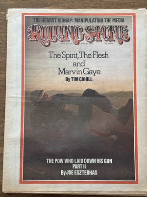 Rolling Stone magazine newspaper April 11 1974 Marvin Gaye etc issue 158