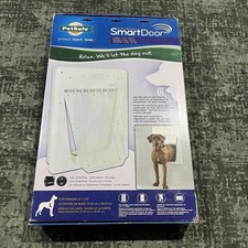 PetSafe Large SmartDoor Automatic Electronic Dog PPA11-10709 READ DESCRIPTION