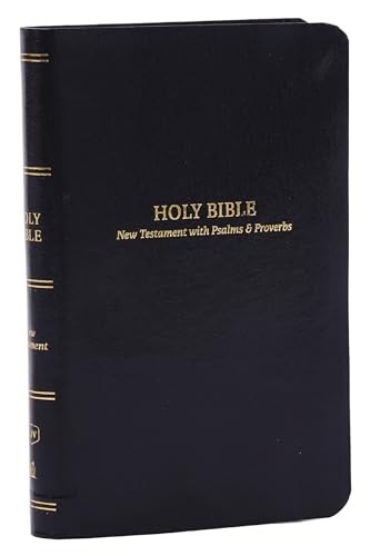 KJV Holy Bible: Pocket New Testament with Psalms and Proverbs, Black - Image 3