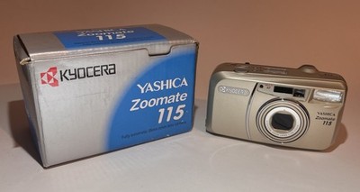 Yashica Zoomate 115 Kyocera point & shoot Analog Top Zustand OVP Tasche