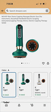Electric Rechargeable Portable Cupping Therapy Device Green Back/Shoulder