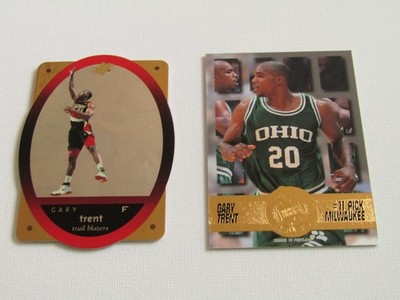 2 x  Gary Trent - Portland-Trail Blazers - Upper Deck - Hologram/Press Pass