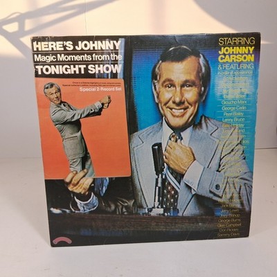 Here's Johnny Magic Moments From The Tonight Show  LP Set With Poster RECORD