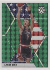 2019-20 Panini Mosaic USA Basketball Green Prizm Larry Bird #254 HOF ib6