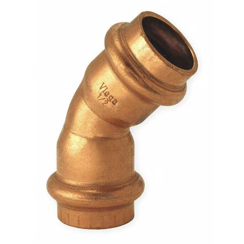 Viega 45 elbow, 1/2" x 1/2" 77607 Viega 77607 691514776071