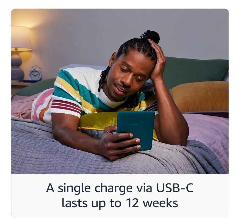 Amazon Kindle Paperwhite 7' 16GB 12th Gen 2025 Without Ads Black - Image 4 of 4