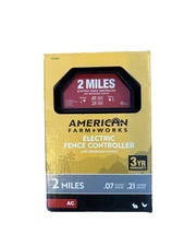 American Farm Works 2 Mile Electric Fence Controller AC Powered, New(1231080)