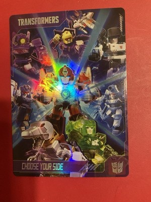 Transformers Blokees Defender Poster Card Postcards Rodimus Prime & Matrix