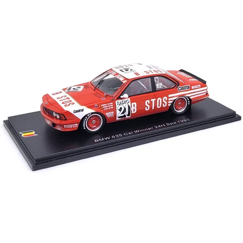 Modèle réduit Bmw 635 Csi No.3 24h Spa 1983h-j.stuck - W.brun