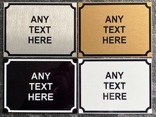 Personalised Metal Signs ANY TEXT IMAGE Custom Waterproof Sign GIFT A4 A5