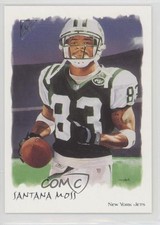2002 Topps Gallery Santana Moss #35 0q3