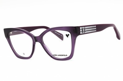 KARL LAGERFELD KL6150-541-53 Eyeglasses Frame Size 53mm 17mm 140mm VIOLET Women
