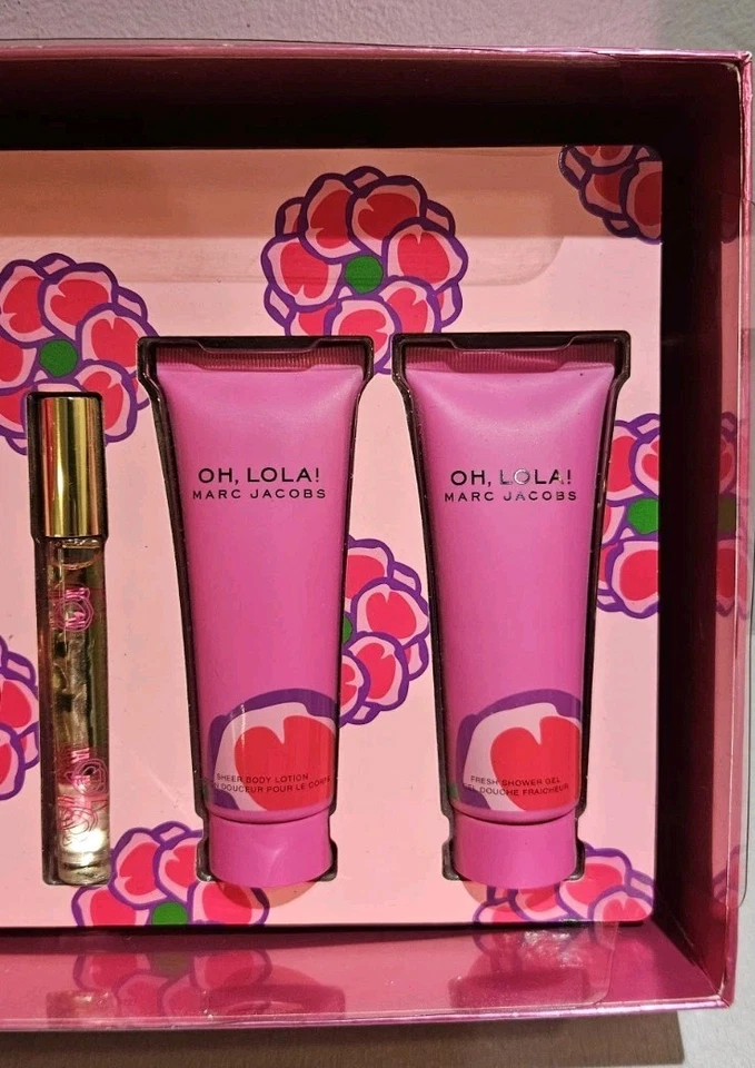 Marc Jacobs Oh Lola парфюмированная вода 4 изделия подарочный набор * РЕДКАЯ СНЯТА С ПРОИЗВОДСТВА * - Изображение 3 из 4