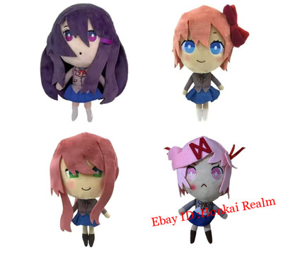 Anime Doki Doki Literature Club Monika Natsuki Sayori Plush Doll Toy