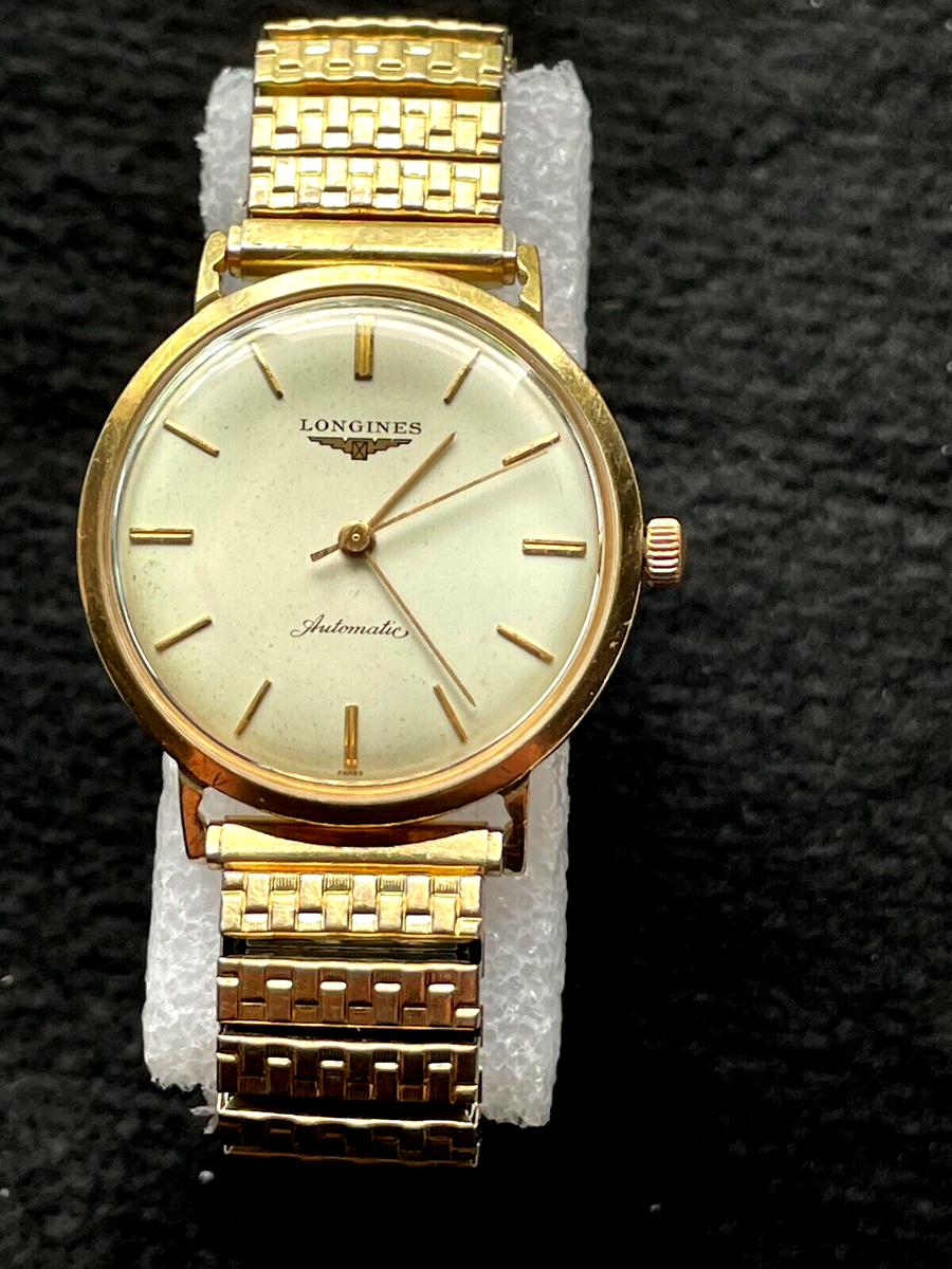 Vintage Longines Calibre 19AS 17 jewel men's watch, working