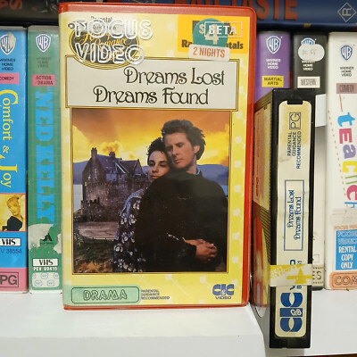 1987 Dreams Lost Dreams Found- CIC Taft Betamax Not VHS Beta- Ex Rental Big Box-
