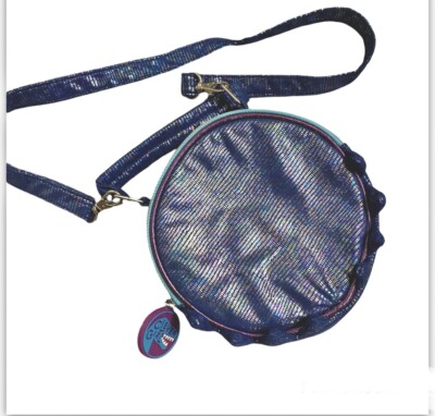 Jurassic World Clever Girl blue dinosaur around Circle, Crossbody bag purse