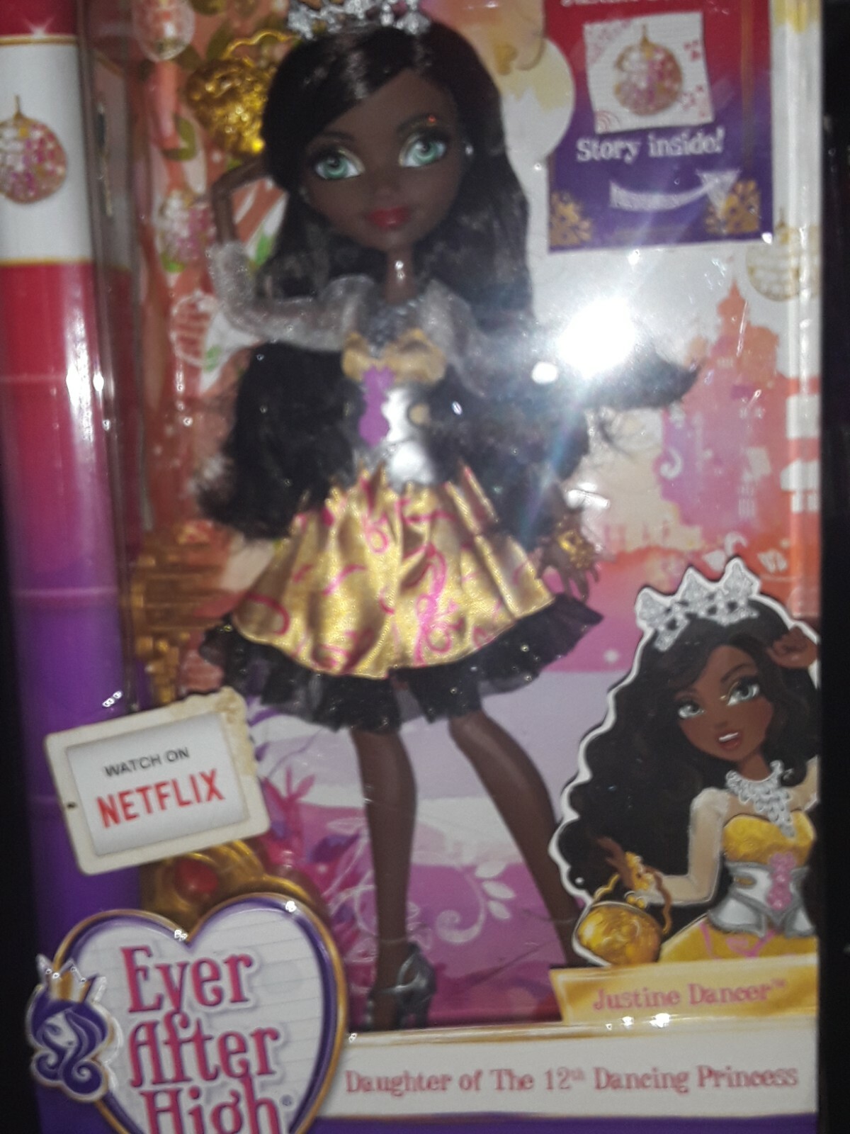 ever after high justine dancer doll